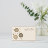 Neutrale nitting visitekaartje (Staand voorkant)