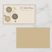 Neutrale nitting visitekaartje (Voorkant / Achterkant)