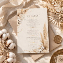 Neutrale Pampas Elegantie Boho Huwelijksdetails Ka