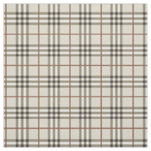 Neutrale Plaid Knusse Klassieke Patroon Stof
