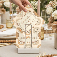 Neutrale Safari Leeuw Baby Shower