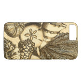Neutrale schalen en koraal Collectie Case-Mate iPhone Case (Achterkant (Horizontaal))