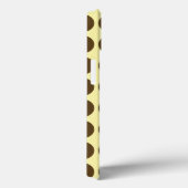 Neutrale Stippen Pecan Cream Case-Mate iPhone Case (Achterkant / Rechts)