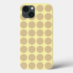 Neutrale Stippen voor Blonde Cream iPhone 13 Hoesje