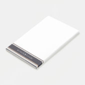 Neutrale strepen, monogrammen post-it® notes (Schuin)