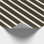 Neutrale strepes van Café Mocha Cadeaupapier (Hoek)
