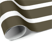 Neutrale strepes van Café Mocha Cadeaupapier (Rol Hoek)