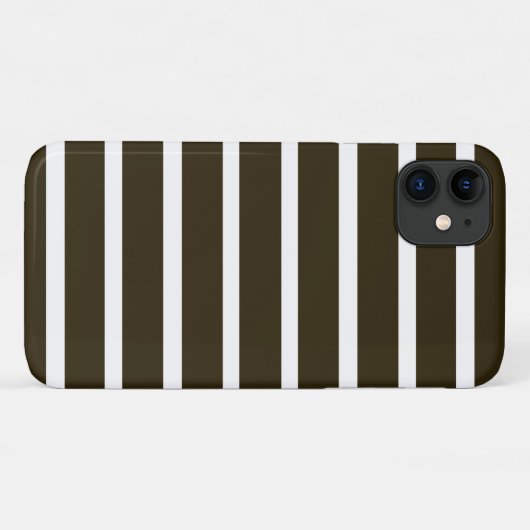 Neutrale strepes van Café Mocha Case-Mate iPhone Case (Achterkant (horizontaal))