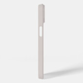 Neutrale Taupe Minimalistische Script handtekening Case-Mate iPhone Case (Achterkant / Rechts)