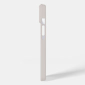 Neutrale Taupe Minimalistische Script handtekening Case-Mate iPhone Case (Achterkant / Links)