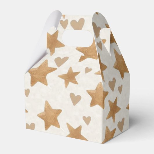 Neutrale Teddy Geslacht Onthulling Bedankdoosjes (Voorkant Zijde)