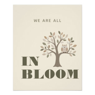 Neutrale trendy schoolposter   Homeschool decorati Perfect Poster