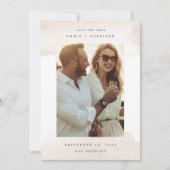 Neutrale was | Verticale foto Save The Date (Voorkant)