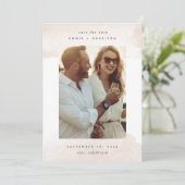 Neutrale was | Verticale foto Save The Date (Staand voorkant)