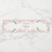  Neutrale Waterverf Bloemdoop Waterfles Etiket (Enkel label)