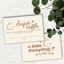 Neutrale Waterverf Little Dumpling Luier Raffle