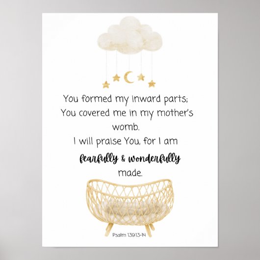 Neutrale Waterverf Nursery Wall Art Poster (Voorkant)