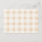 Neutrale Waterverf Treindouche Diapper Raffle Informatiekaartje (Achterkant)