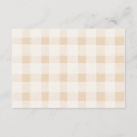 Neutrale Waterverf Treindouche Diapper Raffle Informatiekaartje (Achterkant)