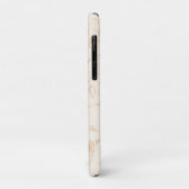 Neutrale Wilde Bloem Monogram Zakelijk Chic iPhone Case-Mate iPhone Case (Achterkant/links)
