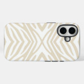 Neutrale Zebra Case-Mate iPhone Case (Achterkant (horizontaal))
