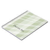 Neutrale zebraprint notitieboek (Linkerzijde)