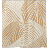 Neutralistisch, groot lef boho-schoengordijn met m douchegordijn (Voorkant)