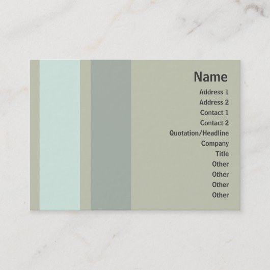 Neutraliteit - Chubby Visitekaartje (Voorkant)