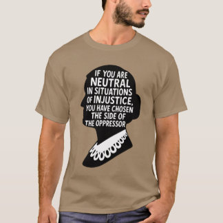Neutraliteit staat gelijk aan "onderdrukking" in s t-shirt