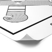 Neutraliteitssymbool Poster (Hoek)