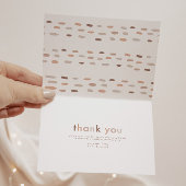 Neutre moderne Carte de remerciements neutre pour