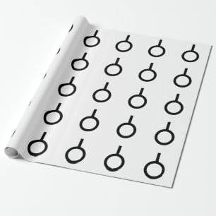 Neutrois-gendersymbool Cadeaupapier