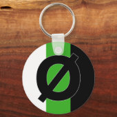 Neutrois symbool sleutelhanger (Voorkant)