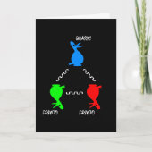 Neutron Quark Duck Verjaardag Kaart (Voorkant)