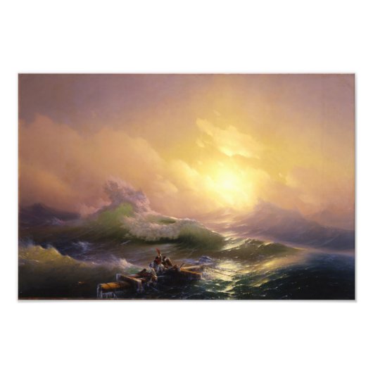 Neuvième vague par Ivan Aivazovsky Photo Print (Devant)