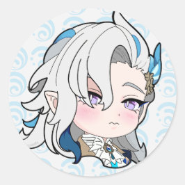 Neuvillette Sticker Chibi