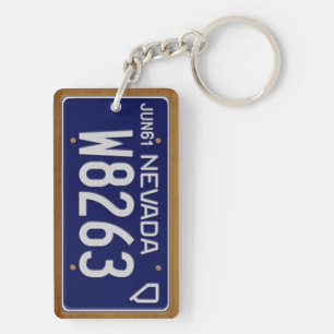 Nevada 1961 Licence Bord Sleutelhanger