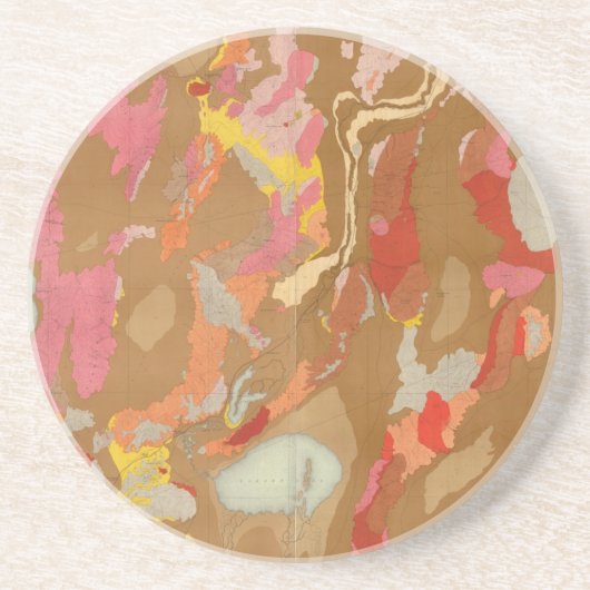 Nevada Basin Geological Zandsteen Onderzetter (Voorkant)