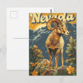 Nevada Bighorn Sheep Briefkaart (Voorkant / Achterkant)