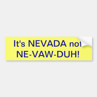nevada bumbersticker bumpersticker