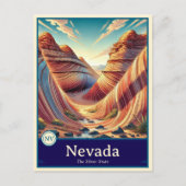 Nevada | Carte postale ombragée style Anime (Devant)
