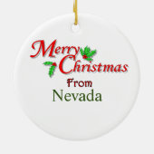 Nevada Christmas Tree Ornament (Achterkant)