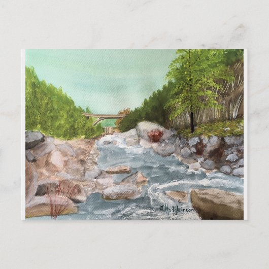 NEVADA CITY POST CARD BRIEFKAART (Voorkant)