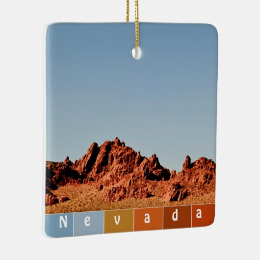 Nevada Desert Keramisch Ornament (Rechts)