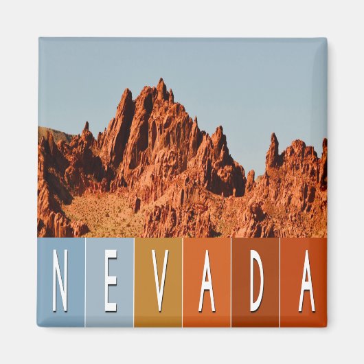 Nevada Desert Magneet (Voorkant)