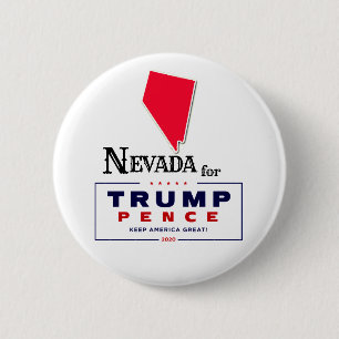 Nevada for Trump Pence 2020 Ronde Button 5,7 Cm