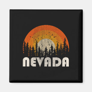 Nevada - grappige natuur vintage wandelen 60s 70s  magneet