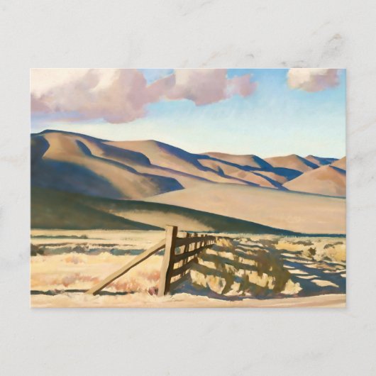 "Nevada Hills" door Maynard Dixon Briefkaart (Voorkant)