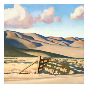 "Nevada Hills" door Maynard Dixon Foto Afdruk