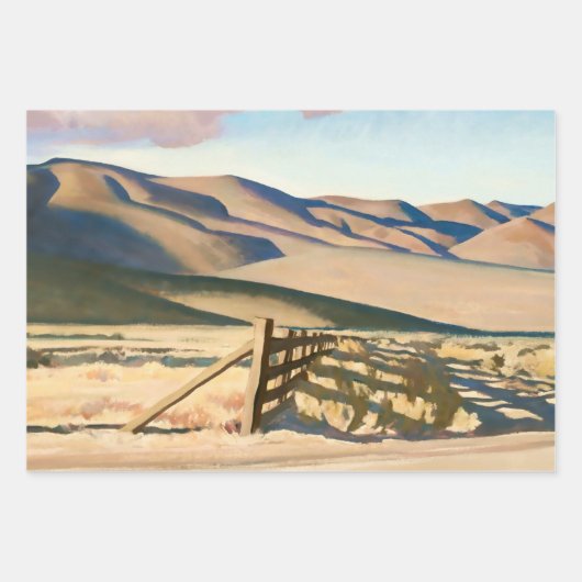 “Nevada Hills” van Maynard Dixon Inpakpapier Vel (Voorkant 2)